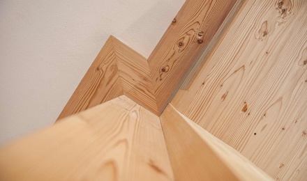 Detail gedämpfte Fichte